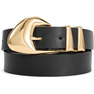 Leather Belts for Jeans Dress Pants Black Brown Belts for Women